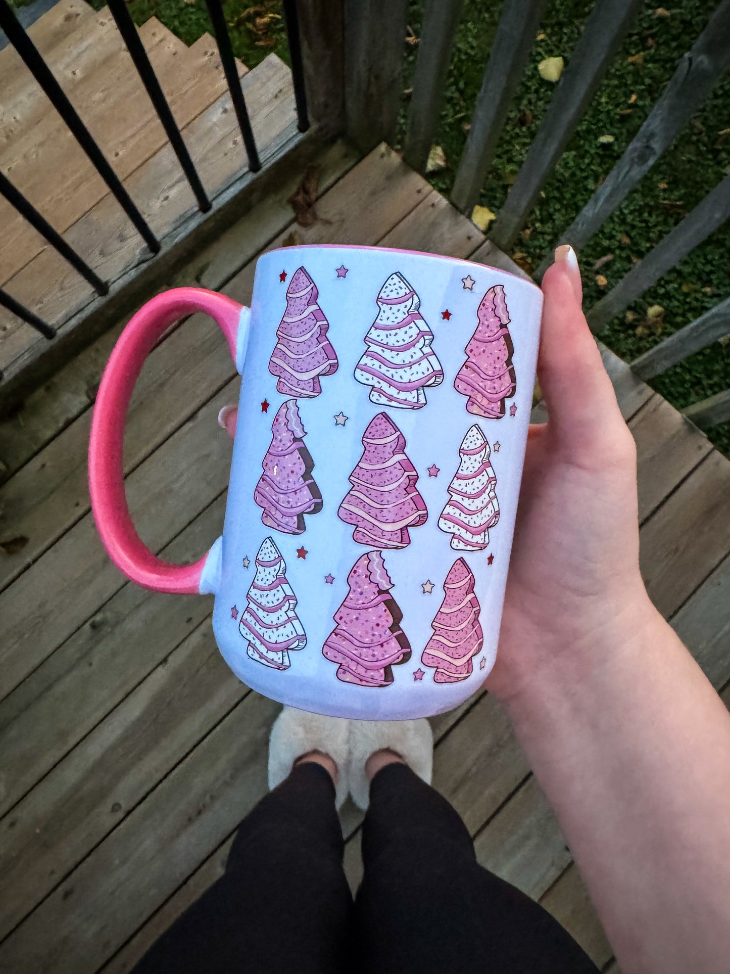 PINK TREES MUG