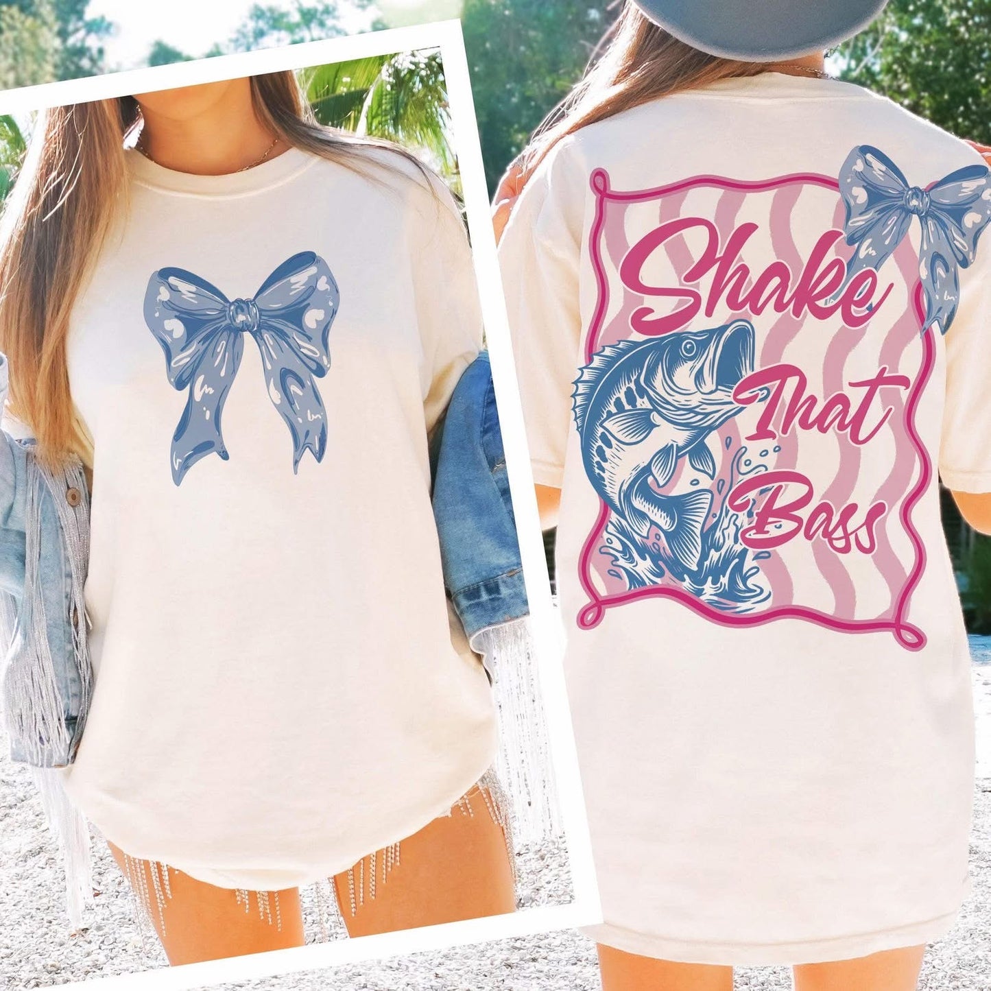 SHAKE THAT BASS (front and back prints)