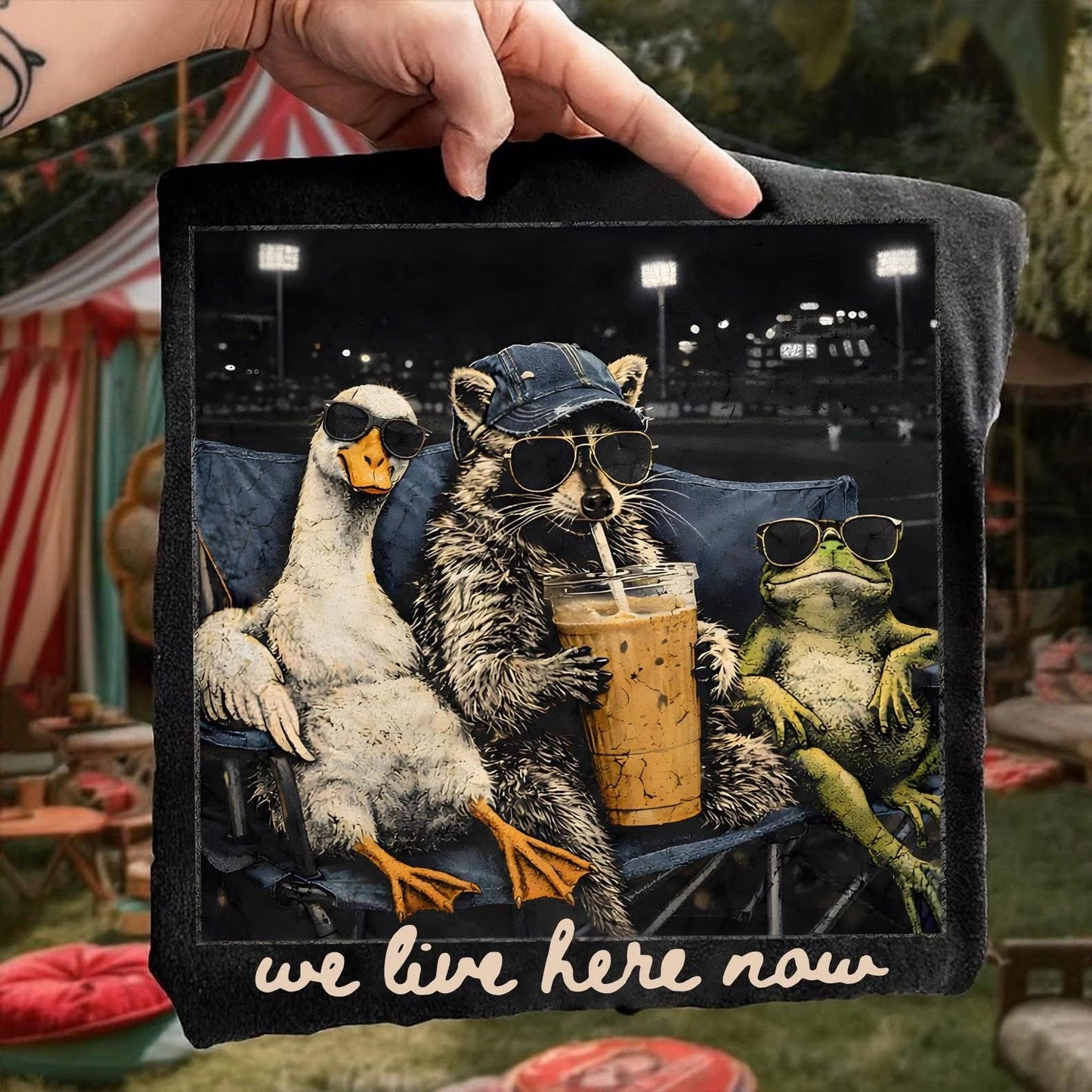 WE LIVE HERE NOW