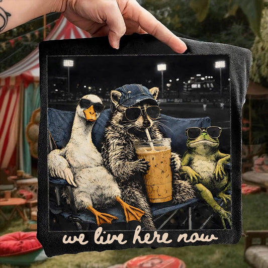 WE LIVE HERE NOW