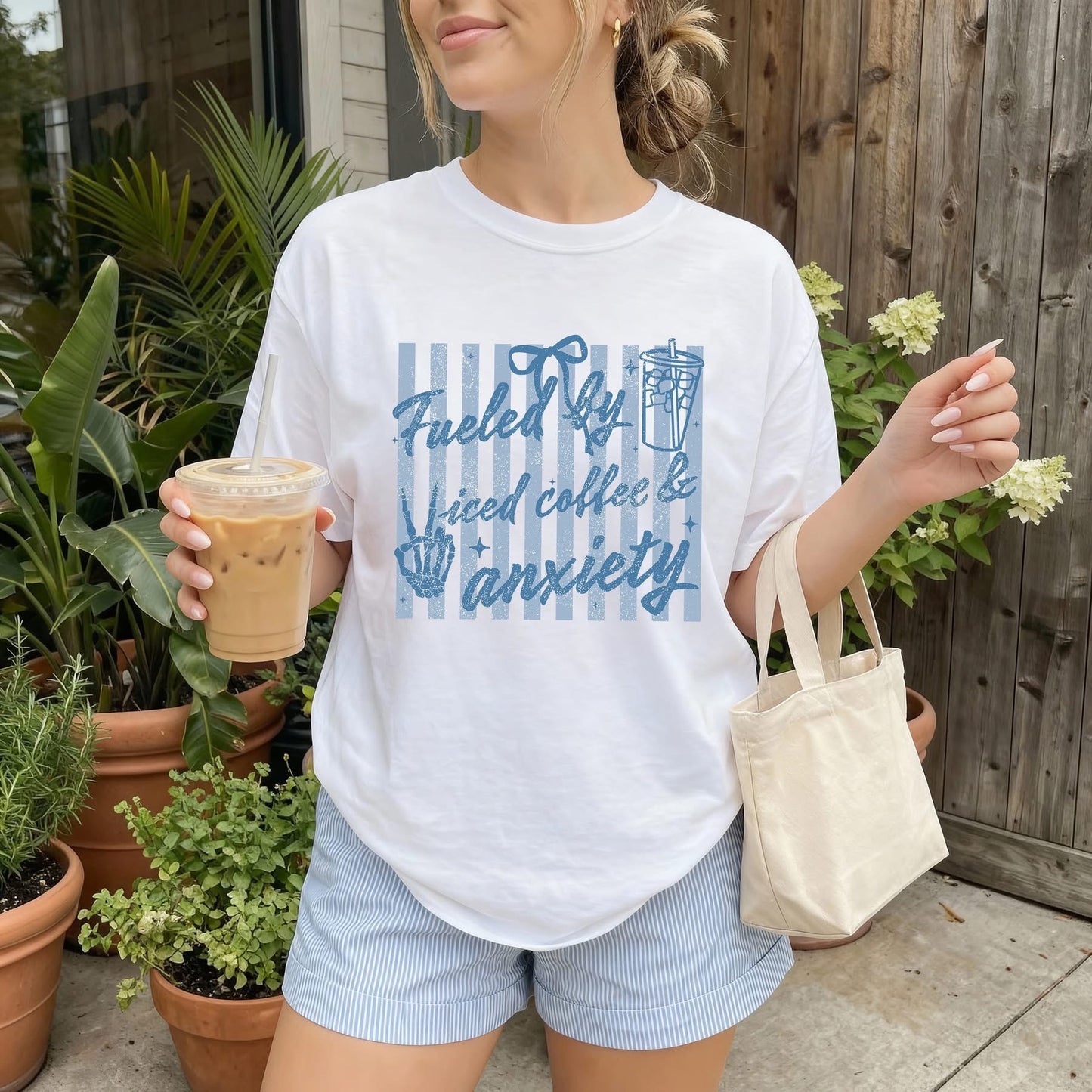 FUELED BY ICED COFFEE AND ANXIETY