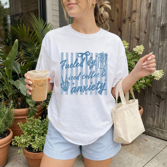 FUELED BY ICED COFFEE AND ANXIETY