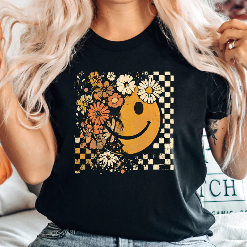 FALL FLORAL SMILEY