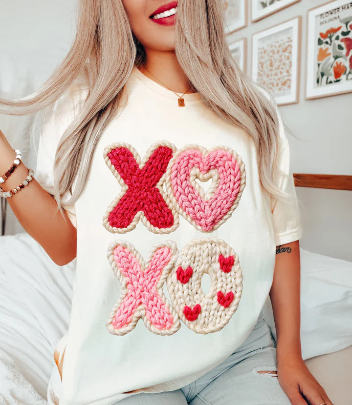 FAUX YARN XOXO