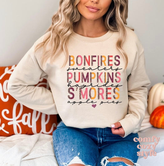 BONFIRES PUMPKINS SMORES