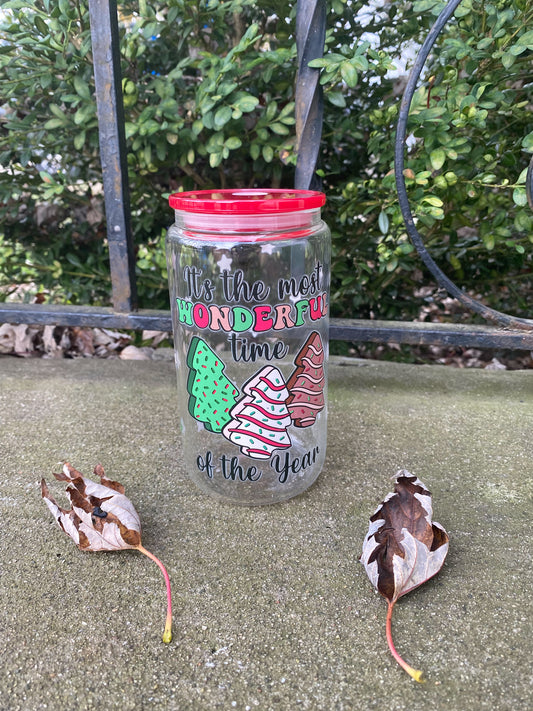 TREE CAKES WITH RED LID