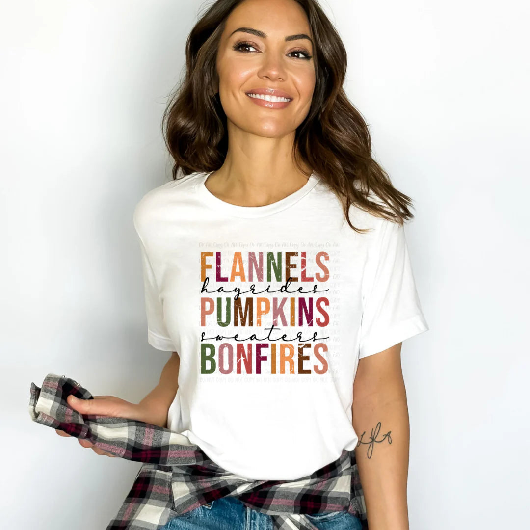 FLANNELS PUMPKINS BONFIRES