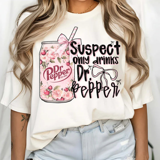 SUSPECT DRINKS DR PEPPER