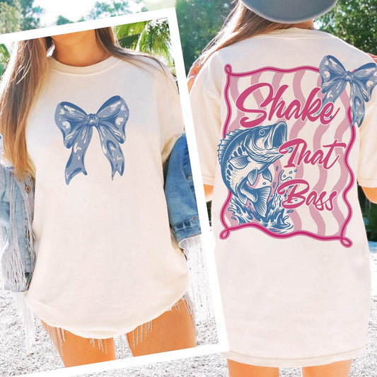 SHAKE THAT BASS (front and back prints)