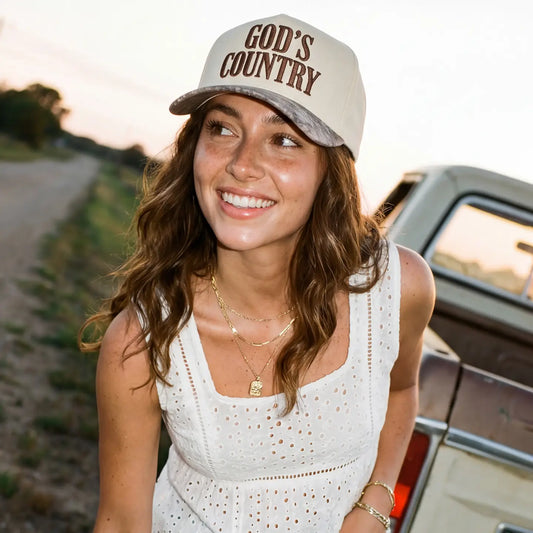 GOD’S COUNTRY TRUCKER HAT