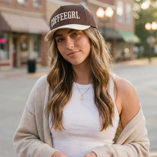 COFFEE GIRL TRUCKER HAT