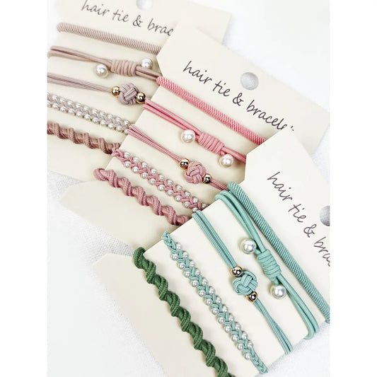 HAIR TIE & BRACELET SET