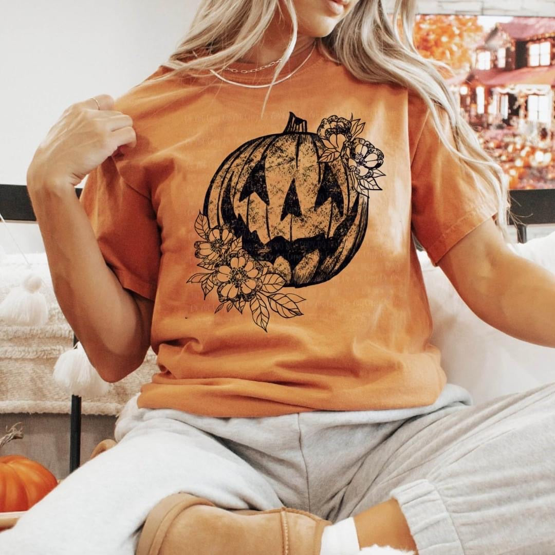 FLORAL PUMPKIN