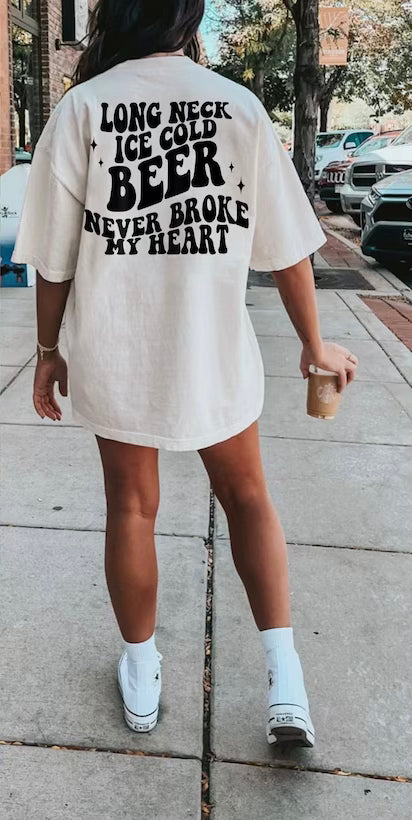 BEER NEVER BROKE MY HEART