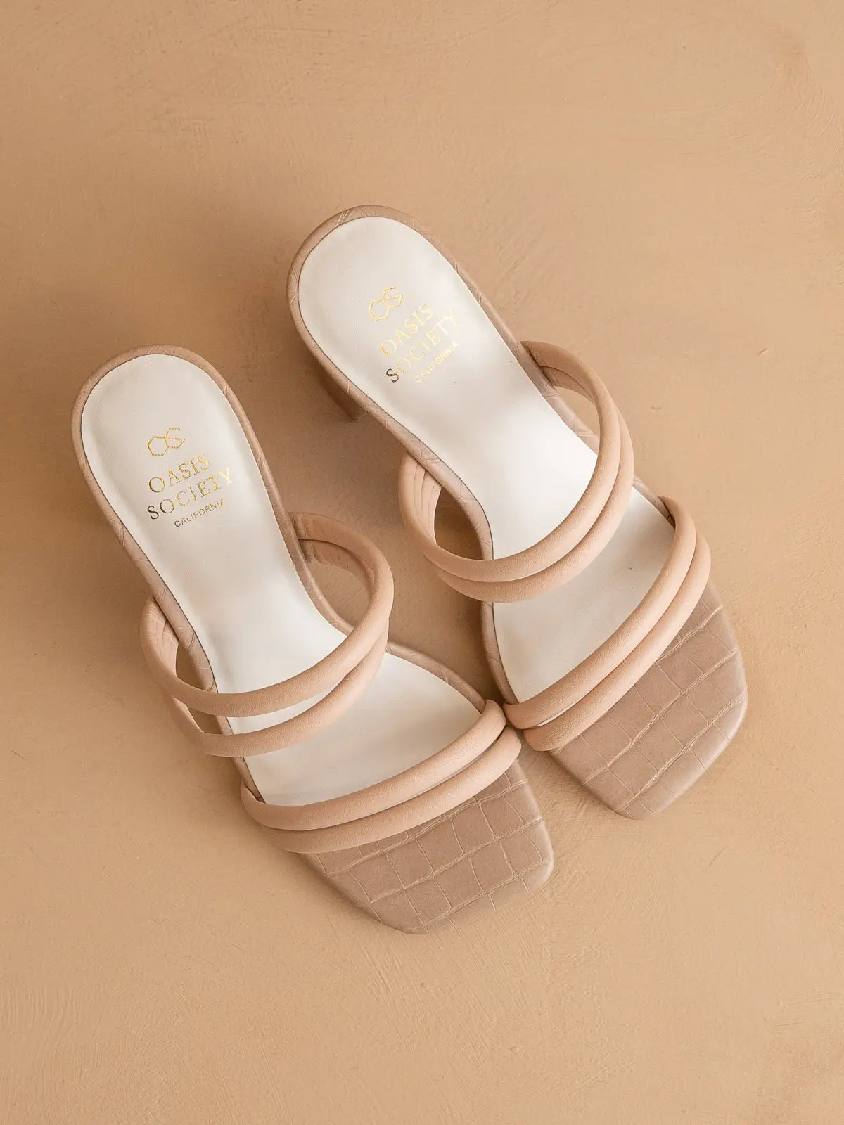 STRAPPY BLOCK HEEL