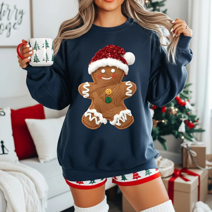 FAUX STITCH GINGERBREAD